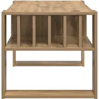vidaXL Table basse en chêne Artisan 92 x 49,5 x 45 cm Matériau dérivé du bois