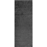 vidaXL Tapis de salon PALMERAS Anthracite 200 x 80 cm Polyester