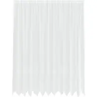 vidaXL Rideau en Dentelle Floral Blanc 200 x 300 cm Polyester