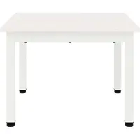 vidaXL Table basse Blanc 60 x 50 x 36 cm Bois de pin massif