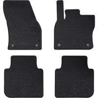vidaXL Tapis De Voiture 4 Pcs Noir Tpe