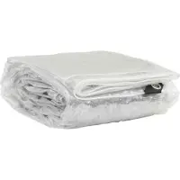 vidaXL Bâche de protection pour plantes, transparente, 4 x 8 m, PVC