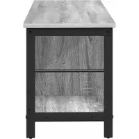 vidaXL Étagère Gris Sonoma 102 x 32 x 40,5 cm Bois d'ingénierie