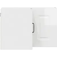 vidaXL Façade de lave-vaisselle Kalmar, blanc brillant, 57 x 57 x 40 cm