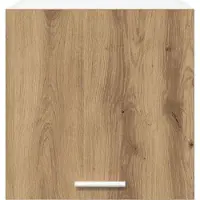 vidaXL Armoire suspendue avec porte Riga 2 pcs Chêne Artisan et Blanc