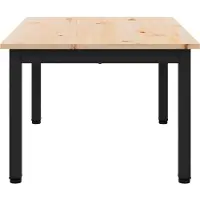 vidaXL Table basse Nature 70 x 50 x 36 cm en pin massif