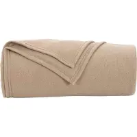 vidaXL Couvertures À Jeter 6 Pcs Camel 270 X 240 Cm Toison