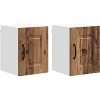 vidaXL Façade de lave-vaisselle Kalmar, 2 pièces, bois recyclé, 30 x 31 x 40 cm