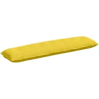 vidaXL Coussin dorsal jaune clair 200 x 19 x 50 cm Tissu