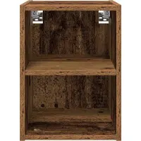 vidaXL Armoire suspendue Riga Bois Ancien 30 x 29,5 x 40 cm