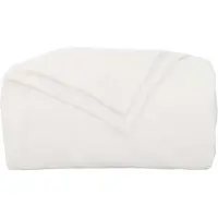 vidaXL Couvertures À Jeter 6 Pcs Blanc 220 X 240 Cm Toison