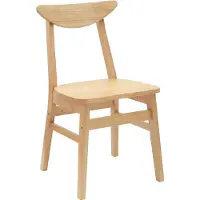 vidaXL - 2 chaises de salle à manger, bois d'acacia massif, finition naturelle