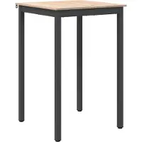 vidaXL Table de bar Nature 70 x 70 x 105 cm Bois de pin massif
