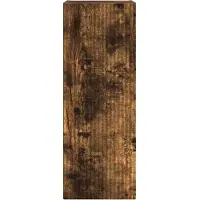 vidaXL Armoire TV murale Chêne fumé 30 x 31 x 80 cm Bois composite