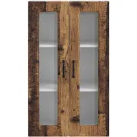 vidaXL Façade de lave-vaisselle Kalmar, bois vieilli, 60 x 31 x 100 cm
