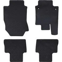 vidaXL Tapis De Voiture 4 Pcs Noir Caoutchouc