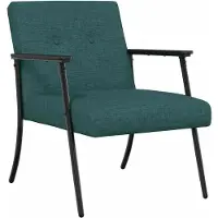 vidaXL fauteuil Vert foncé 59 x 75 x 78 cm tissu
