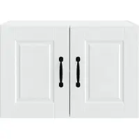 vidaXL Armoire murale PORTO blanche 60 x 31 x 40 cm en aggloméré