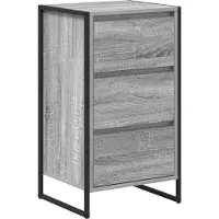 vidaXL Sideboard gris Sonoma 42 x 36 x 75,5 cm Bois composite