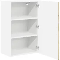 vidaXL Armoire murale LUCCA en chêne Sonoma, 50 x 31 x 80 cm, aggloméré