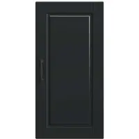 vidaXL Armoire murale PORTO, noire, 40 x 31 x 80 cm, aggloméré