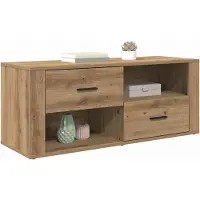 vidaXL Armoire TV Chêne Artisan 100 x 35 x 40 cm Bois composite