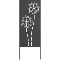 vidaXL Toile pare-vue jardin noir 50 x 140 cm