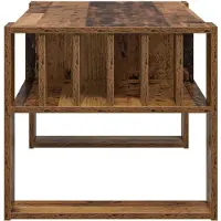 vidaXL Table basse en vieux bois 92 x 49,5 x 45 cm Bois composite