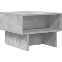 vidaXL Table basse Béton Gris 48 x 46 x 35 cm Bois composite