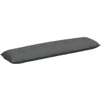 vidaXL Coussin De Dos Gris Foncé 200 X 19 X 50 Cm Tissu