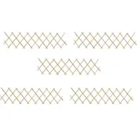 vidaXL Clôture en ciseaux 5 pcs. Bois de sapin 180x30 cm
