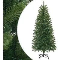 vidaXL Sapin de Noël artificiel Vert 120 cm PVC, PE et acier