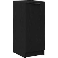 vidaXL Cabinet à chaussures avec étagère Chêne noir 29,5 x 35 x 70 cm
