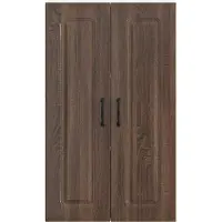 vidaXL Façade de lave-vaisselle Kalmar, aspect chêne brun, 60 x 31 x 100 cm