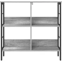 vidaXL Étagère Gris Sonoma 82 x 32 x 79 cm Bois d'ingénierie