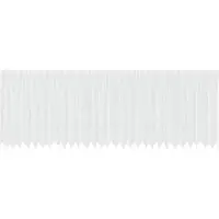 vidaXL Rideau en Dentelle Floral Blanc 180 x 750 cm Polyester