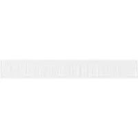vidaXL Rideau en Dentelle Floral Blanc 120 x 1200 cm Polyester