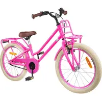 vidaXL Vélo enfant 20 pouces pour 6-11 ans rose foncé
