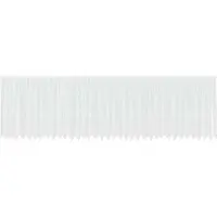 vidaXL Rideaux avec des rideaux Blanc 500x100cm Polyester