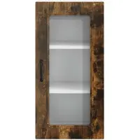 vidaXL Façade pour lave-vaisselle , finition chêne fumé Kalmar, dimensions 40 x 31 x 80 cm