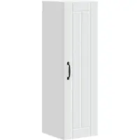 vidaXL Armoire murale LUCCA blanche 30 x 31 x 100 cm en aggloméré