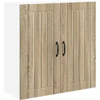 vidaXL Armoire murale LUCCA en chêne Sonoma, 80 x 31 x 80 cm, aggloméré