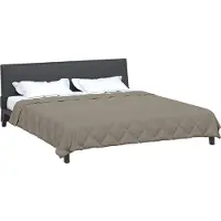 vidaXL Couverture d'été gris clair 220 x 260 cm microfibre