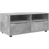 vidaXL Armoire TV Béton Gris 100 x 48 x 43 cm Bois composite