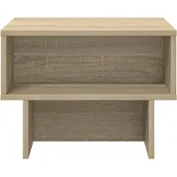 vidaXL Table basse en chêne Sonoma 48 x 46 x 35 cm Matériau dérivé du bois