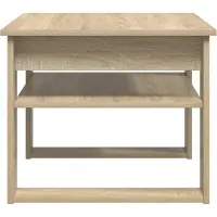 vidaXL Table basse en chêne Sonoma 64 x 54 x 44 cm Matériau dérivé du bois