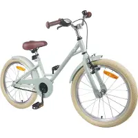 vidaXL Vélo enfant 20 pouces pour enfants de 6 à 11 ans Vert clair