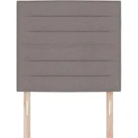 vidaXL Tête de lit taupe 90 cm en tissu
