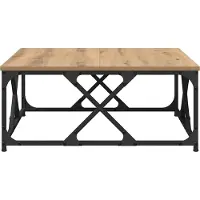 vidaXL Table basse en chêne Artisan 70 x 70 x 30 cm Bois composite