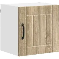 vidaXL Armoire murale LUCCA, lot de 2, chêne Sonoma, 40 x 31 x 40 cm